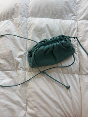Authentic bottega Veneta lamb skin the mini pouch